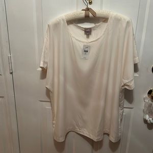 J.Jill White Blouse. NEVER WORN
